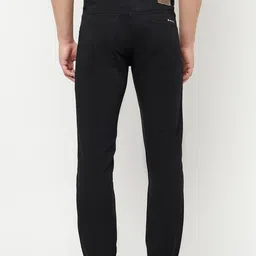 Cantabil Men Black Regular Fit Mid-Rise Jeans image 4
