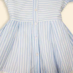 INCLUD Girls Striped Fit & Flare Dress image 4