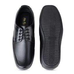 HikBi Men Round-Toe Anti-Skid Leather Formal Derbys image 4