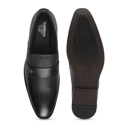 Teakwood Leathers Men Perforations Leather Slip-On Sneakers image 3