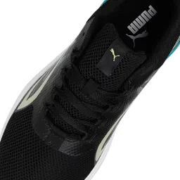 Puma Men Black Faster Woven Design Sneakers image 4