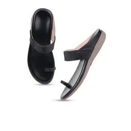 Shezone Women Embellished Open Toe Flats image 2