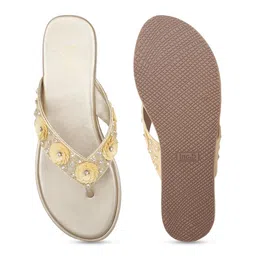 Inc 5 Embellished Thong-Strap Flats image 4