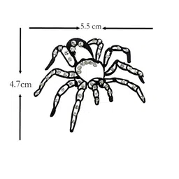 Comet Busters Black Embellished Body Sticker image 4