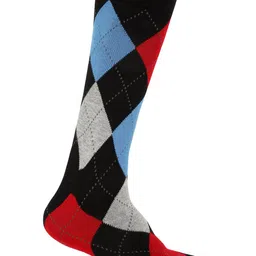 MUTAQINOTI Men Pack Of 4 Checked Calf-Length Socks image 4