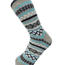 Alexvyan Women Pack Of 3 Patterned Calf Length Winter Socks image 4