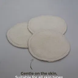 ALLURE Pack Of 3 Reusable Bamboo Cotton Facial Makeup Remover Wipes image 4