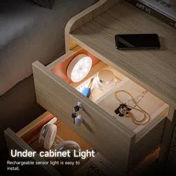 Bright IQ USB Rechargeable Operated LED Motion Sensor Wireless Wall Night Light Smart Sensor Light image 5