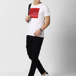 Peter England Casuals Men Slim Tapered Fit Clean Look Stretchable Jeans image 4