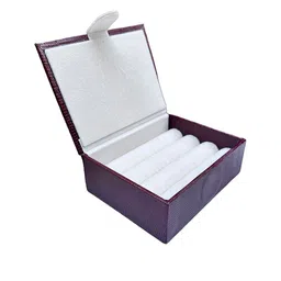 La Trove Maroon Set of 1 Regular Jewellery Organiser Organisers image 4