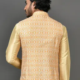 Simaaya Ethnic Motifs Printed Nehru Jackets image 5