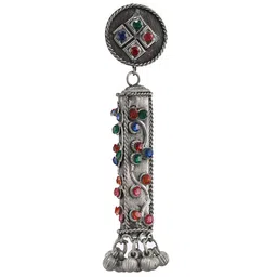 Jazz and Sizzle Contemporary Ghungroo Drop Earrings image 2