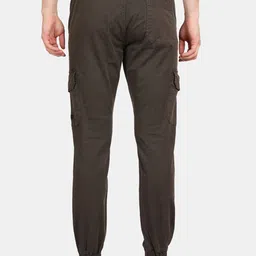 t-base Men Regular Fit Mid-Rise Joggers Trousers image 2
