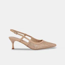 Forever Glam by Pantaloons Textured Kitten Heeled Pumps image 4