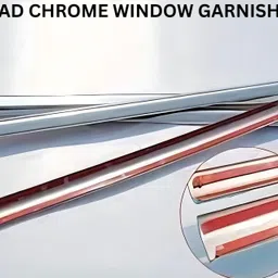 ad chrome Window Garnish Grand Vitara 6PCS Chrome Maruti Grand Vitara Side Garnish image 4