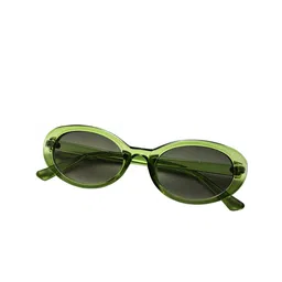 Peter Jones Eyewear Women Green Lens & Green Cateye Sunglasses with UV Protected Lens image 2