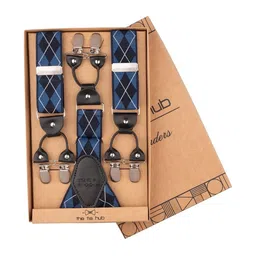 The Tie Hub Diamond Tip Y Back Clip On Suspender image 4