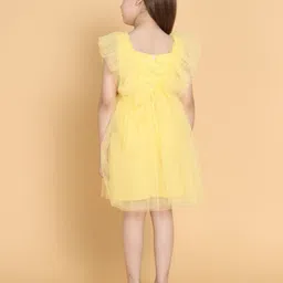 PICCOLO Yellow Net Dress image 4