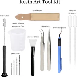 r h lifestyle Resin Art Tool Kit DIY Resin Art Kit for Beginners Measuring Cup, Brush and More image 2