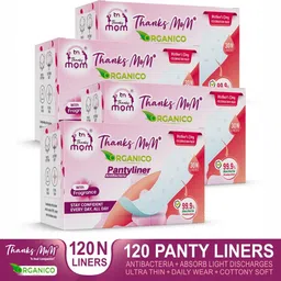 thanks mom ORGANICO PANTY LINERS 30 LINERS BOX {COMBO OF 30X4=120 LINERS] Pantyliner-picture-28