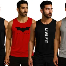 elite elegance apparel Pack of 4 Men's Vest Men Vest-picture-12