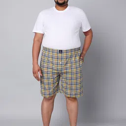 URBAN SCOTTISH Plus Size Checked Pure Cotton Boxers USBX146 image 3