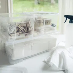 ikea samla Box, transparent, 28x19x14 cm/5 l image 3