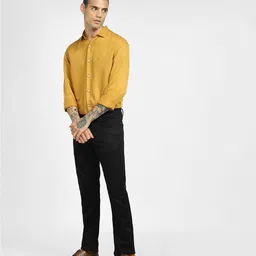 Jack & Jones Men Yellow Casual Shirt image 5