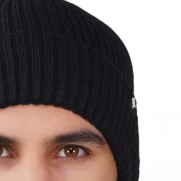 iSWEVEN Unisex Self Designed Woollen Beanie image 4