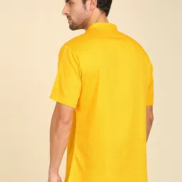 RAJUBHAI HARGOVINDAS Men Woven Design Pure Cotton Kurta image 3