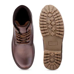 bacca bucci Men Leather Hiking Boots image 5