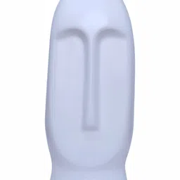 GW CREATIONS White Face-shaped Flower Vase image 2