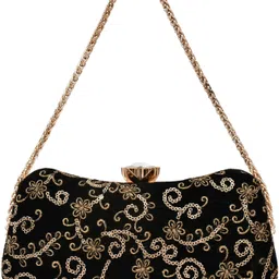 for the beautiful you Party Black Clutch image 2