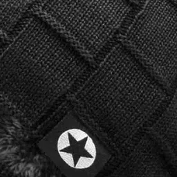 Alexvyan Self Design Acrylic Beanie image 2