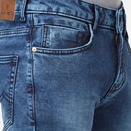 SF JEANS by Pantaloons Men Mid Rise Skinny Fit Light Fade Jeans image 4