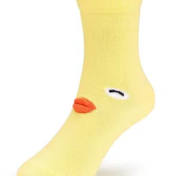 Supersox Kids Pack of 3 Pink & Yellow Patterned Ankle-Length Socks image 5