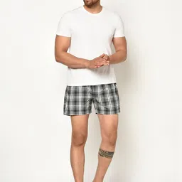 GLITO Men Checked Pure Cotton Boxer BXR#09-S image 2
