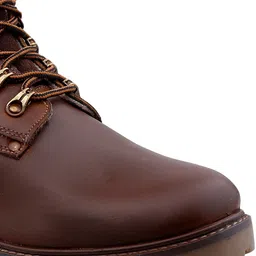 bacca bucci Men Leather Hiking Boots image 3