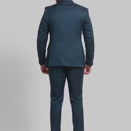 Park Avenue Men Self Design Super Slim Fit Single-Breasted Three-Piece Formal Suit image 4