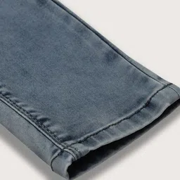 Blue Giraffe Boys Mid Rise Clean Look Slim Fit Heavy Fade Jeans image 5