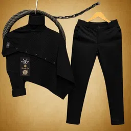 black deer Men Cotton Blend Shirt Pant Set-picture-25