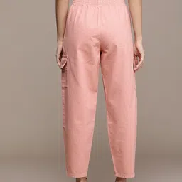 roadster Women Regular Fit Multicolor Cotton Blend Trousers image 3