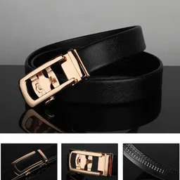 Kastner Men Slider Buckle Synthetic Leather Belt image 2