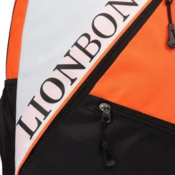 LIONBONE Unisex Orange & White Backpack image 5