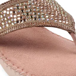 metro Mochi Women Embellished T-Strap Flats image 5