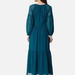 BAESD Self Designed Tie-Up Neck Maxi Dress image 5