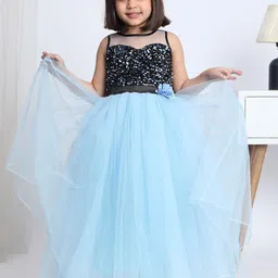 Toy Balloon kids Girls Embellished Net Fit & Flare Dress image 2