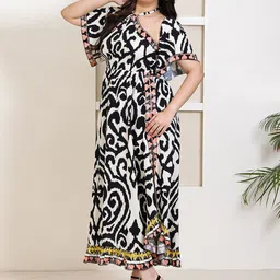 vibes by deebaco DEEBACO Printed Maxi Dress image 5