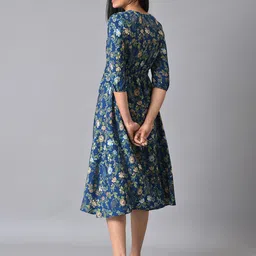 AURELIA Floral Print A-Line Midi Dress image 5