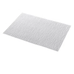 Pure Home and Living Silver Toned  2 Pieces Checked Table Placemats image 5